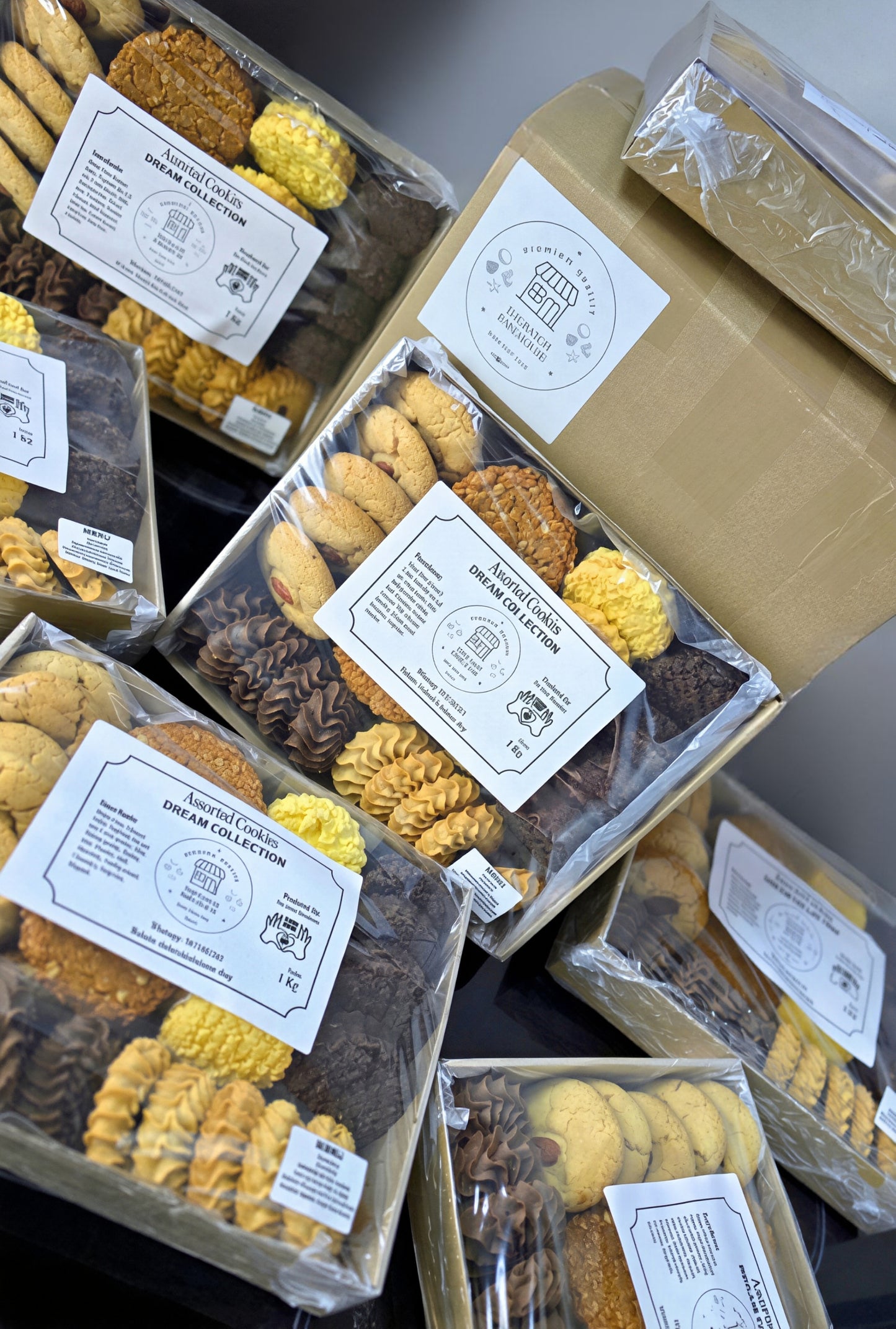 [Deal 2] DREAM COLLECTION 5×1kg Assorted Cookies (5kg)